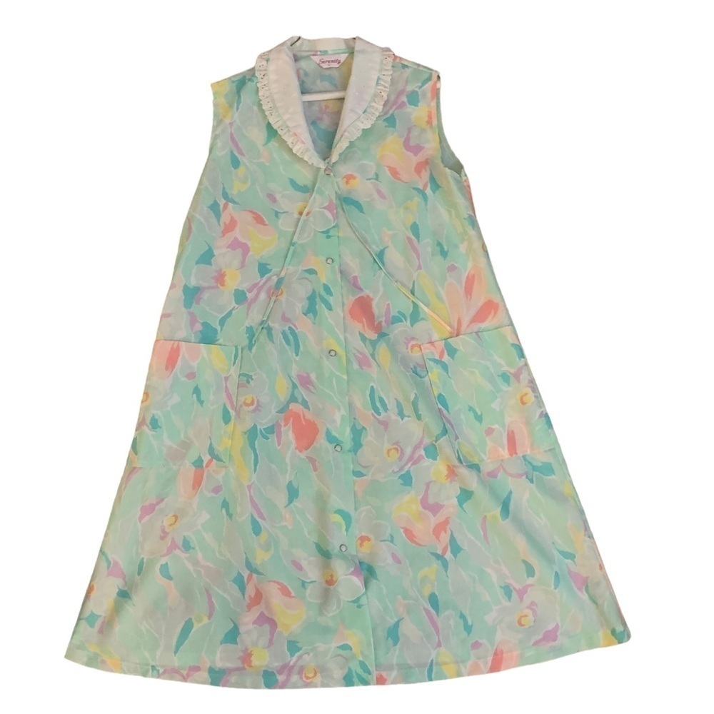Serenity Vintage Duster Robe Colorful